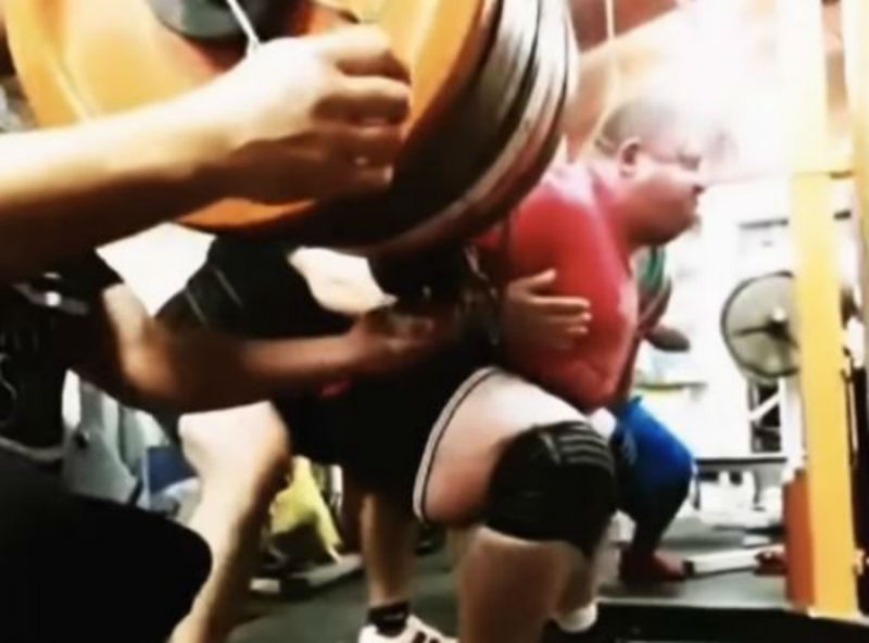 Elite powerlifter Vlad Alkhazov squats 1,175 pounds (532.5 kg) to set the new squat world record