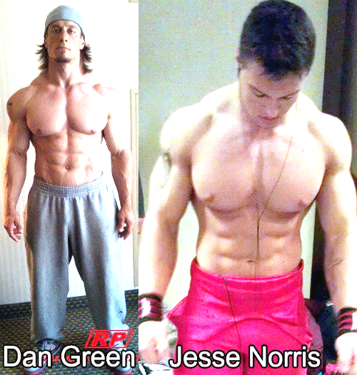 impressive powerlifting physiques of dan green and jesse norris displaying the fact that lifting heavy and being fat are two completely different things