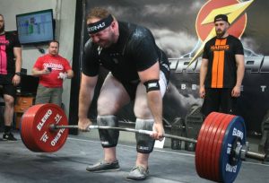 Juggernaut Training Program Creator Chad Wesley Smith deadlifts in competition