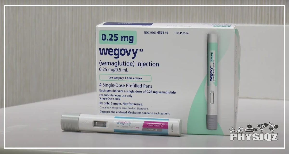 A box of semaglutide injection pens or wegovy .25 mg that are are single does and for subcutaneous use only. 