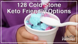 A young kid wearing a purple sweater is scooping a Cold Stone keto-approved option with her little spoon.