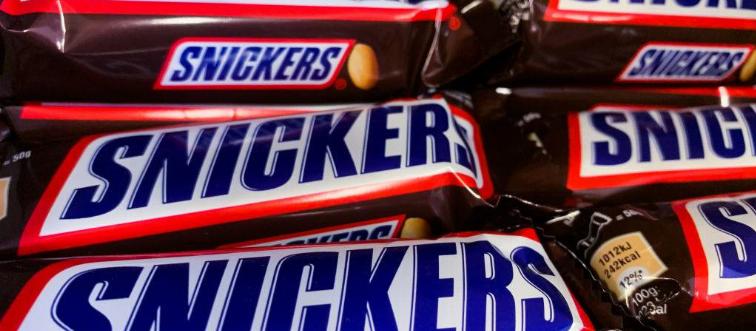 What was a Snickers chocolate bar called in the U.K. before 1990?