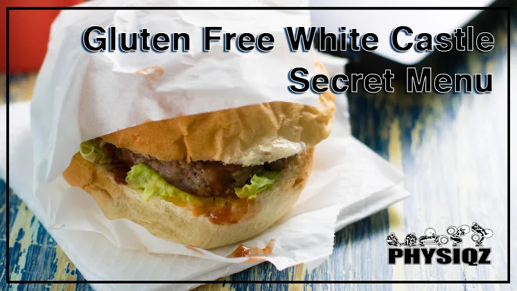 A burger made with beef patty, lettuce and ketchup wrapped in a white takeout packaging and placed on top of a table napkin, makes dieters wonder if there is a gluten free burger that can be ordered from the gluten free White Castle menu.